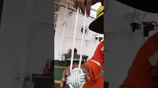 Tutorial membuat Monkey fist atau monkey paw knot atau bundel untuk tali buangan