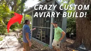 Backyard Bird Aviary Tour-Custom Built for Parrots