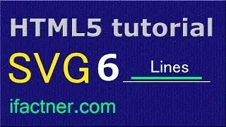 HTML5 SVG tutorial for beginners Line 6