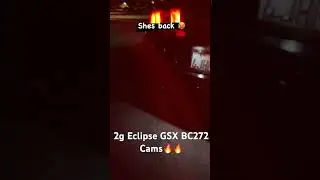 Eclipse GSX BC272 cams #2gdsm #4g63t #dsm #eclipsegsx #mitsubishieclipse #dsmnation