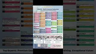 EAVSI 2025 Full Course Schedule!
