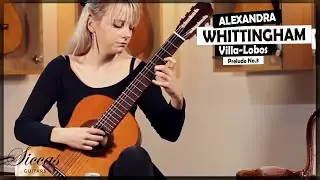Alexandra Whittingham plays the Prelude 3 by Heitor Villa-Lobos at Siccas Guitars | Classical Guitar