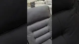 3 and 2 Seater Salisbury Grey Fabric Recliner Suite