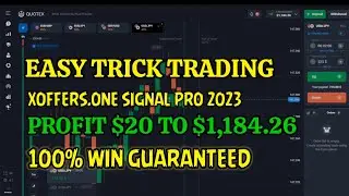 Easy Trick Trading | $20 to $1,184.26 - xoffers.one signal pro 2023 || quotex option strategy 2023