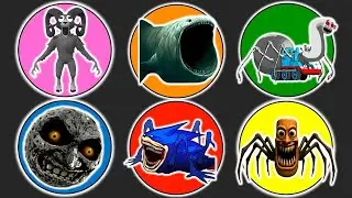 Spin Wheel Monster The Ram, The Bloop, Thomas Exe, Scary Moon, Shin Sonic, Tung Tung Sahur Eater