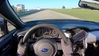 Modified 2014 Subaru BRZ Track Hot Laps - Gingerman Raceway