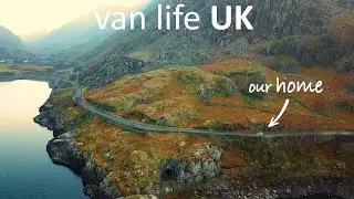LIVING IN A VAN (SNOWDONIA, WALES) - A DAY IN THE LIFE - WINTER VAN LIFE