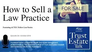 How to Sell a Law Practice