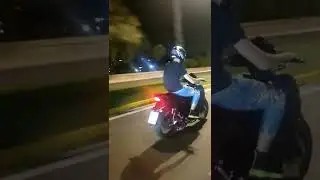 sym vf125 night ride racetech