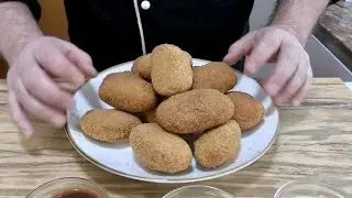 ALBÓNDIGAS DE POLLO FRITAS