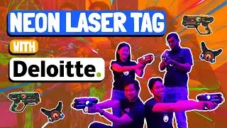 Neon Laser Tag Singapore with Deloitte | FunEmpire Stories