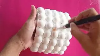 IDEIA 💡 GENIAL USANDO GARRAFA PLÁSTICA – COMO FAZER  VASO DECORATIVO COM GARRAFA PLÁSTICA E GESSO