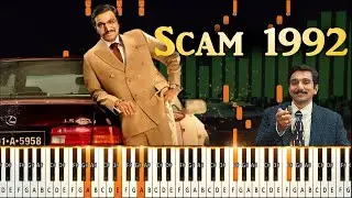 ♫ SCAM 1992 Theme || 🎹 Piano Cover + Tutorial + Sheet Music (with English Notes) + MIDI