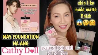 CATHY DOLL SKIN FIT NUDE MATTE FOUNDATION & POWDER PACK REVIEW +8HRS REVIEW|FUNDAFRIDAYSERIES EP. 10