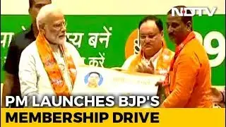 PM Launches BJP's Membership Drive From Varanasi