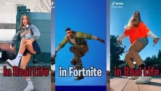 FORTNITE DANCE VS REAL LIFE!🤩💃(Socks Emote Tiktok)