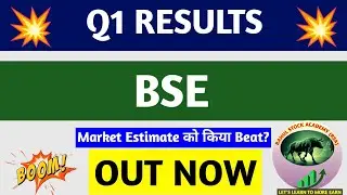 BSE Q1 Results 2026 | BSE Results Today | BSE Share Latest News Today | BSE Limited