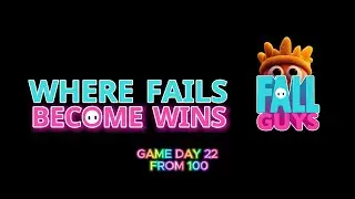 DAY 022: Never Give Up! (But Still Losing) #4k #fallguys #fromstumbletocrown