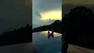Romantic Sunset Swim in a Dreamy Infinity Pool 🌅 | Luxury Escape 2024 #couplegoals