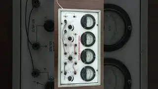 Tetrode characteristics experiment