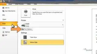 Print select pages in Outlook 2010