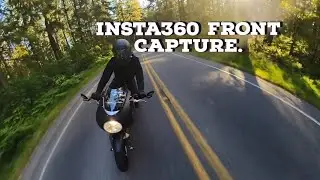How to do front selfie style capture with Insta360 on a motorcycle 🏍 🤔 👌 😎