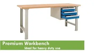 MACKAY STORAGE MULTI WORKBENCH WITH SUSPENDED PREMIUM DRAWERS Assembly video
