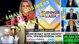 Another FOX NEWS Small business expert is WRONG about small business (he's never started anything)