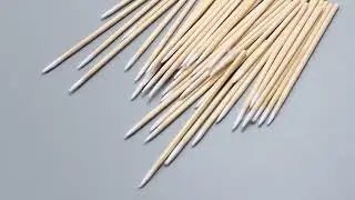 Microblading Cotton Swabs Wooden Stick Cotton Swabs 3inch 4inch Tattoo Permanent Supplies