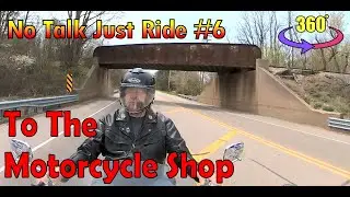 360&deg; Motorcycle Ride, No Talking #6 Raw Engine Sound Only