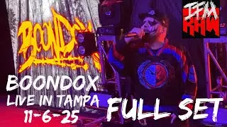 ПОЛНЫЙ КОМПЛЕКТ: Boondox в Тампе, Флорида, 11-6-25, Freek Show, 25-я годовщина, шоу с Twiztid