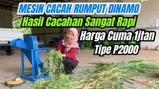 LEBIH BESAR !! MESIN COPER RUMPUT SERI DINAMO TIPE P2000 2 MATA PISAU HSS #mesincacahrumput 