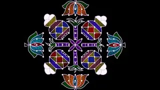 15-1 dots pongal special rangoli designs|bhogi kundala muggulu|sankranthi muggulu #rangoli #muggulu 