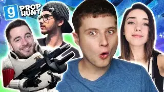 Gmod Prop Hunt Funny Moments - CaptainSparklez is Trash!