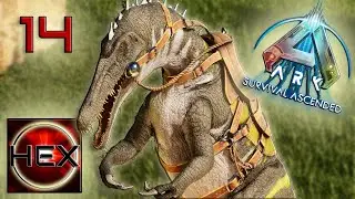 Into The Swamp for  Baryonyx Taming Ep:14 [Ark Survival Ascended]