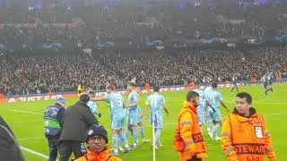 Gabriel J&eacute;sus goal and celebration against PSG