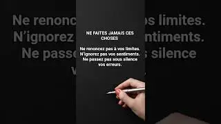 Estime de soi#psychologie #valeur personnelle #limites