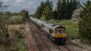 GBRF 66793 Passes Whitlingham on 6P41 23/04/25