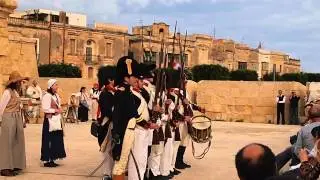 The French overrun Malta 1798