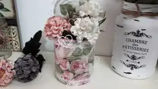 COMO FAZER LATA ESTILO SHABBY CHIC