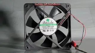 RARE Xinruilian Fan RDH1225B 12V 0.40A 2200/2300rpm 2wire 12025 DBB Made In China 