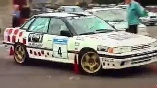 Richard Burns. Last time with Subaru Legacy RS in 2003
