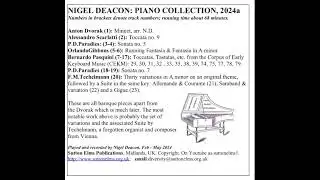 Piano Collection 2024 Part 2 played by Nigel Deacon