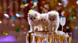 😸Cute & Funny Animals🐾30 Seconds of AI Animals Therapy😻🎉Happy New Year🎆2025✨ @Awwimals #animals #fun