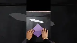 How To Make Paper Dagger easy morgina paper crfts#short#youtube #shortsfeed #diy #craft