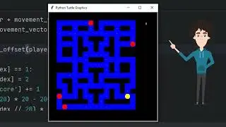 How to Build a Basic Pacman Game? #python #trending