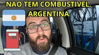 CAOS PARA ABASTECER, FILA NO POSTO DE COMBUSTIVEL, ARGENTINA