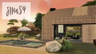 Sims 4 | Modern Log Cabin | NOCC | Stop Motion | Console PS4