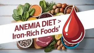 Диета при анемии 🩸 | Лучшие продукты, богатые железом, при анемии | Естественное повышение уровня...