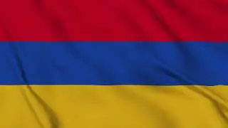 Armenia Flag Waving 4K | Armenian National Flag Animation